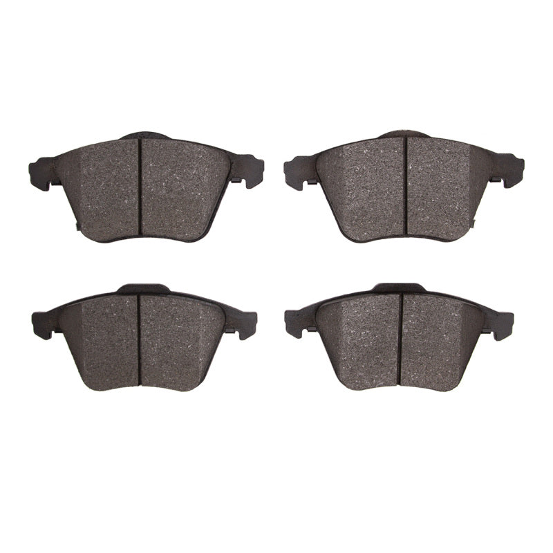 R1 Concepts Mazda 6 2006-2007 front ceramic brake pads, OE style, showing the brake pad set with friction material and backing plate.