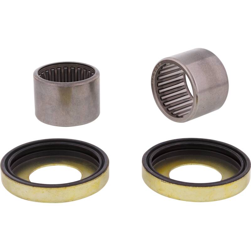 All Balls Racing Swing Arm Bearing Kit for motorcycle swingarms, featuring durable bearings for smooth suspension movement.
