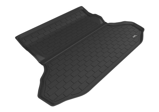Black 3D MAXpider Kagu cargo liner for 2015-2019 Subaru Legacy, durable rubber floor mat with custom fit.