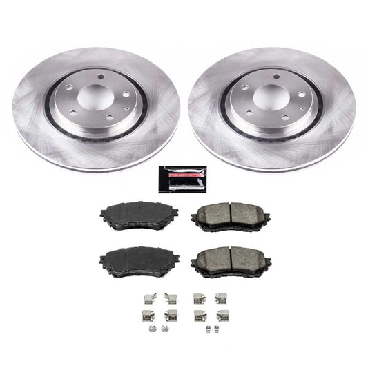 PowerStop OE brake kit for 2019-2020 Mazda 6 front brake system with rotors and calipers, automotive repair parts