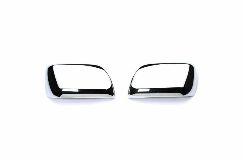 Putco exterior mirror covers for 2008-2010 Toyota Land Cruiser without turn signal, black trim accessory for side mirrors