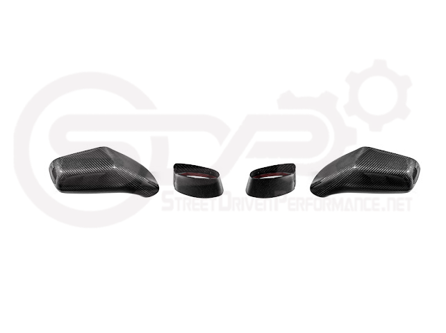 2014-2019 Chevrolet Corvette C7 | Factory Style CARBON FIBER Full Mirror Cap Covers Pair