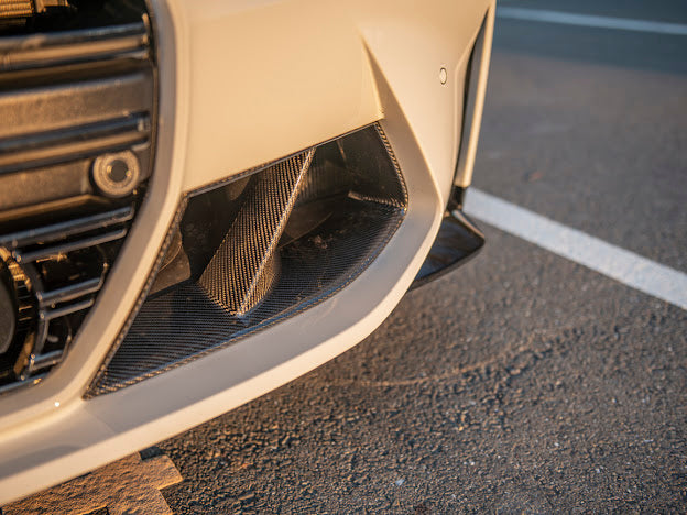2021-UP BMW G82 / G83 M4 | M-PERFORMANCE STYLE CARBON FIBER FRONT AIR DUCT VENTS (PAIR)