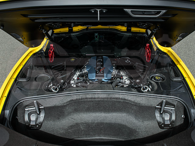 2025-Up Corvette C8 ZR1 | CARBON FIBER Engine Bay Trim Panel Cover Pair