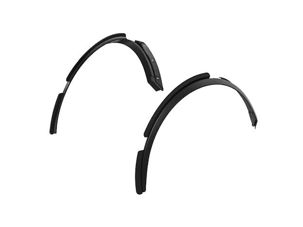 2020+ CHEVROLET CORVETTE C8 CARBON FIBER SIDE WHEEL FENDER PAIR