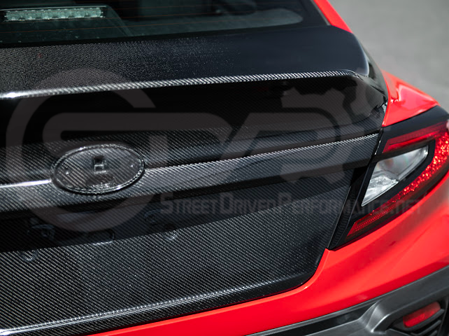 2022-Up Subaru WRX | JDM Style Carbon Fiber Rear Trunk w/ Integrated Spoiler Wing