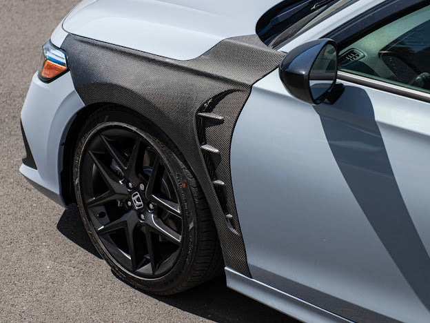 2022-UP HONDA CIVIC | JDM TYPE-R STYLE CARBON FIBER SIDE FENDERS