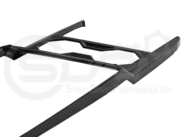 2024-Up Tesla Cybertruck | Interior DRY Carbon Fiber Center Cup Holder Trim Cover