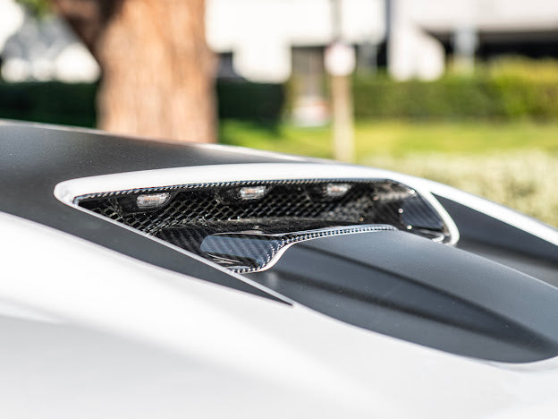 2019-UP RAM 1500 TRX CARBON FIBER FRONT AIR INTAKE HOOD SCOOP