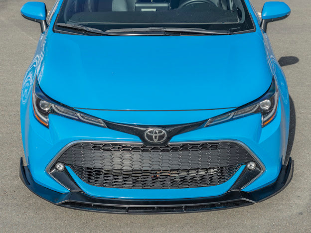 2019-UP TOYOTA COROLLA HATCHBACK | JDM PERFORMANCE PACKAGE FRONT SPLITTER LIP GROUND EFFECTS