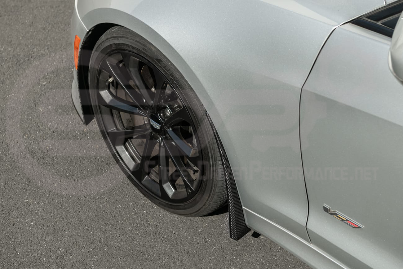 2016-2019 CADILLAC ATS-V SEDAN | SDP PERFORMANCE PACKAGE CARBON FIBER FRONT AND/OR REAR MUD FLAPS SPLASH GUARDS PAIR