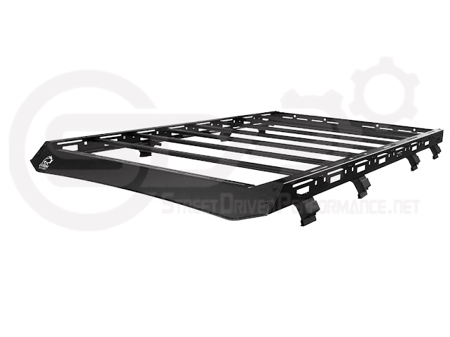 2018-UP JEEP WRANGLER JL & 2020-PRESENT JEEP GLADIATOR JT | CARBON STEEL BLACK TOP ROOF CARGO RACK (FULL & HALF LENGTH)