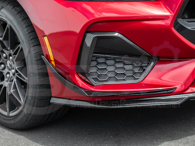 2024-UP MUSTANG S650 GT | FRONT SPLITTER LIP GROUND EFFECTS CANARDS PAIR
