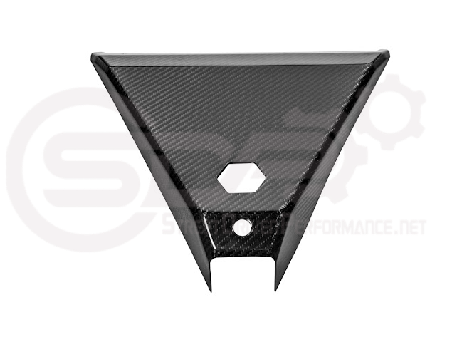 2024-Up Tesla Cybertruck | Interior DRY Carbon Fiber Rear View Mirror Upper Trim Cover
