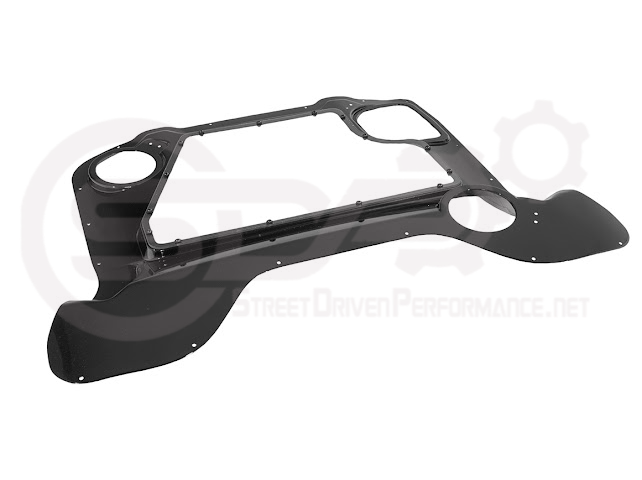 2024-PRESENT CORVETTE C8 CONVERTIBLE E-RAY| HTC EXPOSED ENGINE BAY PANEL COVER REPLACEMENT (CARBON FIBER / CARBON FLASH)