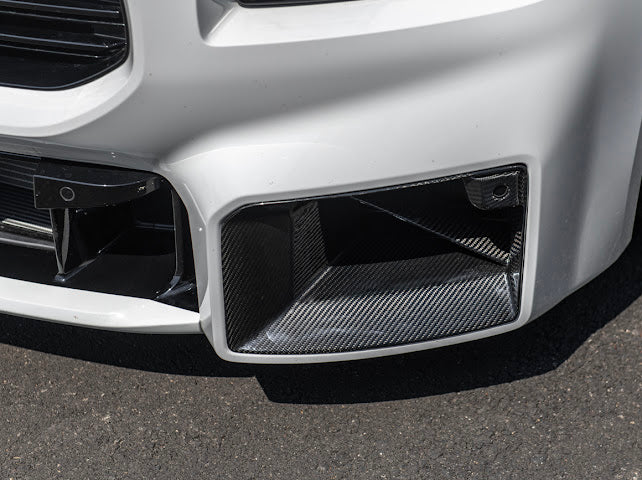 2023-Up BMW G87 M2 | M-Performance Style Carbon Fiber Front Side Duct Vents Replacement (Pair)