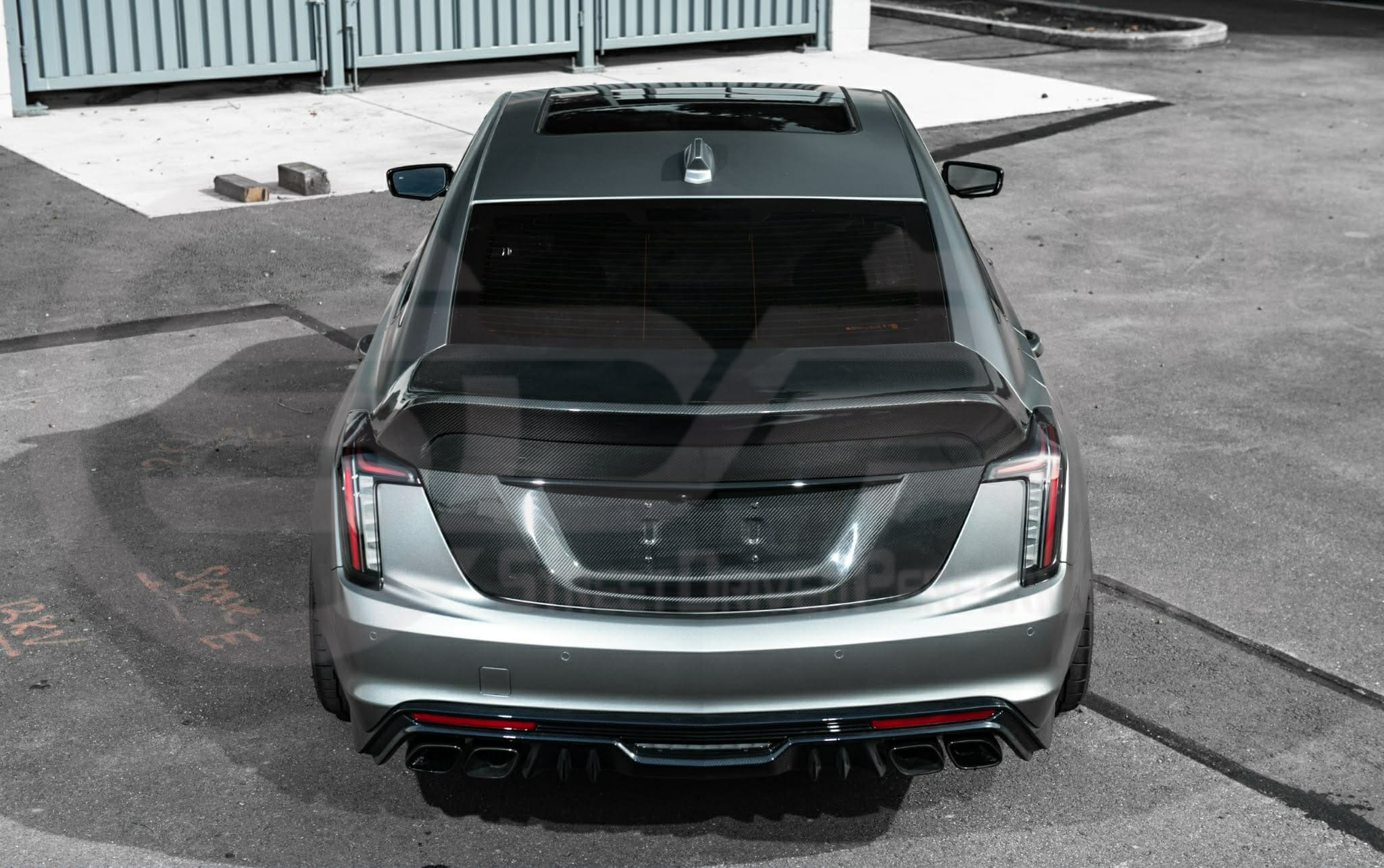 2020-Present Cadillac CT5 / CT5-V / CT5-V Blackwing | CARBON FIBER Trunk with Integrated Duckbill Spoiler