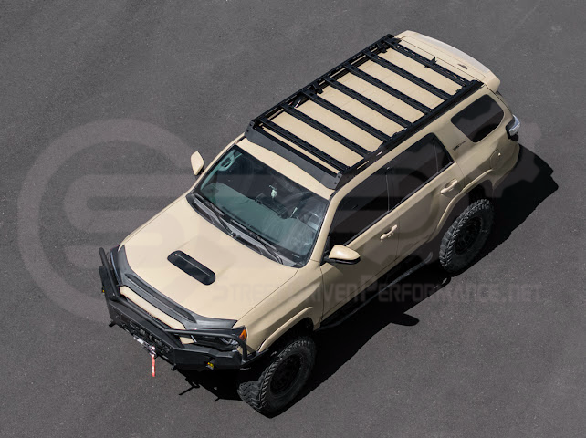 2010-2024 Toyota 4Runner | Carbon Steel Black Top Roof Rack Cargo Carrier