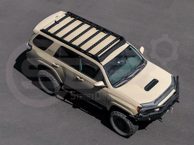 2010-2024 Toyota 4Runner | Carbon Steel Black Top Roof Rack Cargo Carrier