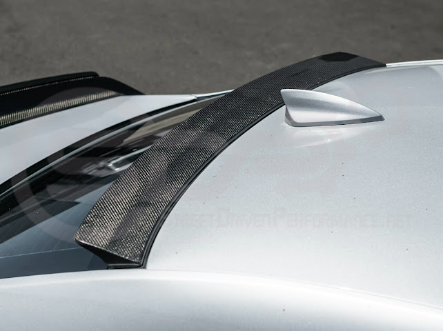 2013-2018 Cadillac ATS ATS-V Sedan | Carbon Fiber Rear Roof Top Window Spoiler Wing