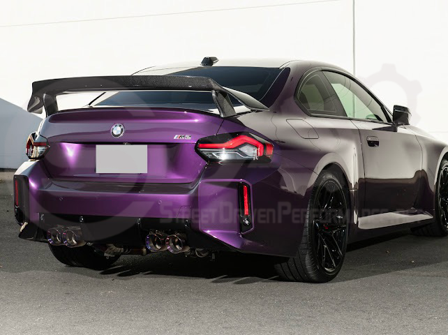 2023-UP BMW G87 M2 | M PERFORMANCE TRACK CARBON FIBER REAR HIGH WING SPOILER