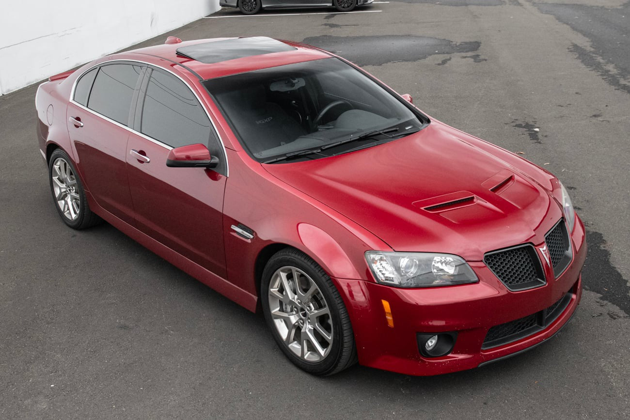 2008-09 PONTIAC G8 CARBON FIBER FRONT GRILLE TRIM SURROUNDING INSERT