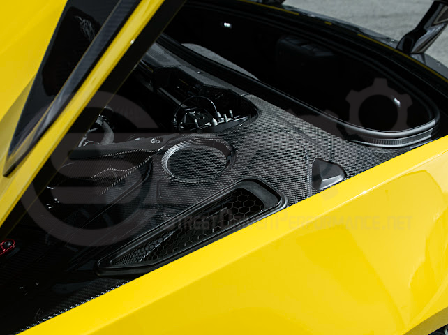 2025-Up Corvette C8 ZR1 | CARBON FIBER Engine Bay Trim Panel Cover Pair