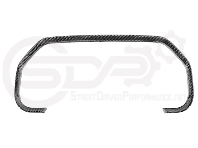 2021-UP FORD F-150 / F-150 LIGHTNING DRY CARBON FIBER DASHBOARD INSTRUMENT CLUSTER GAUGE PANEL TRIM OVERLAY
