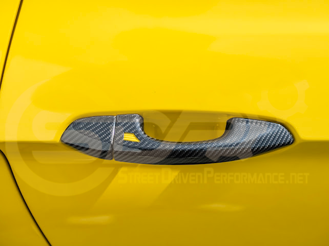 2015-2023 FORD MUSTANG S550 | CARBON FIBER OUTER DOOR HANDLE COVER SET PAIR