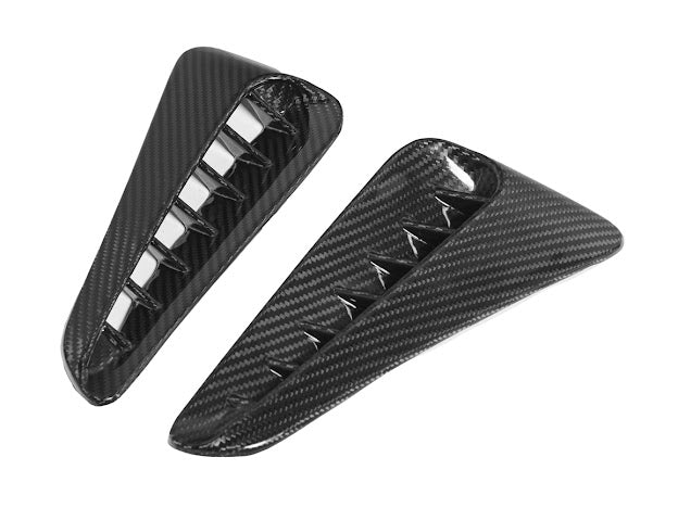 2023-UP TOYOTA GR COROLLA | FACTORY STYLE CARBON FIBER SIDE DOOR FENDER VENT TRIM REPLACEMENT (PAIR)