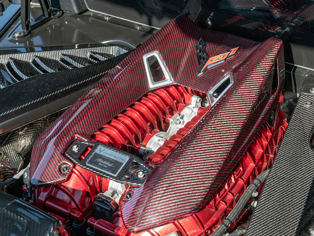 2023+ CORVETTE C8 Z06 CARBON FIBER ENGINE COVER