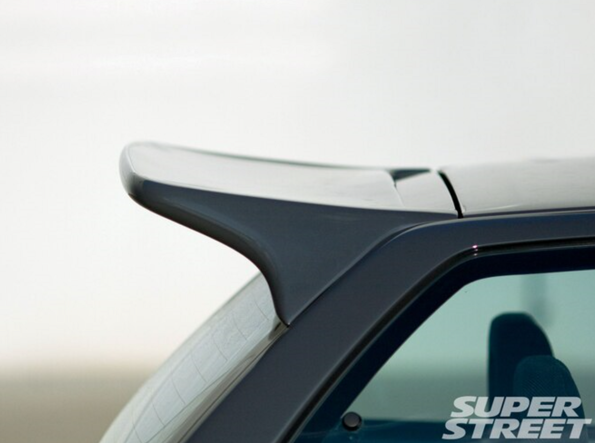 Charge Speed 1988-1991 Honda Civic EF HB CARBON Rear Roof Wing