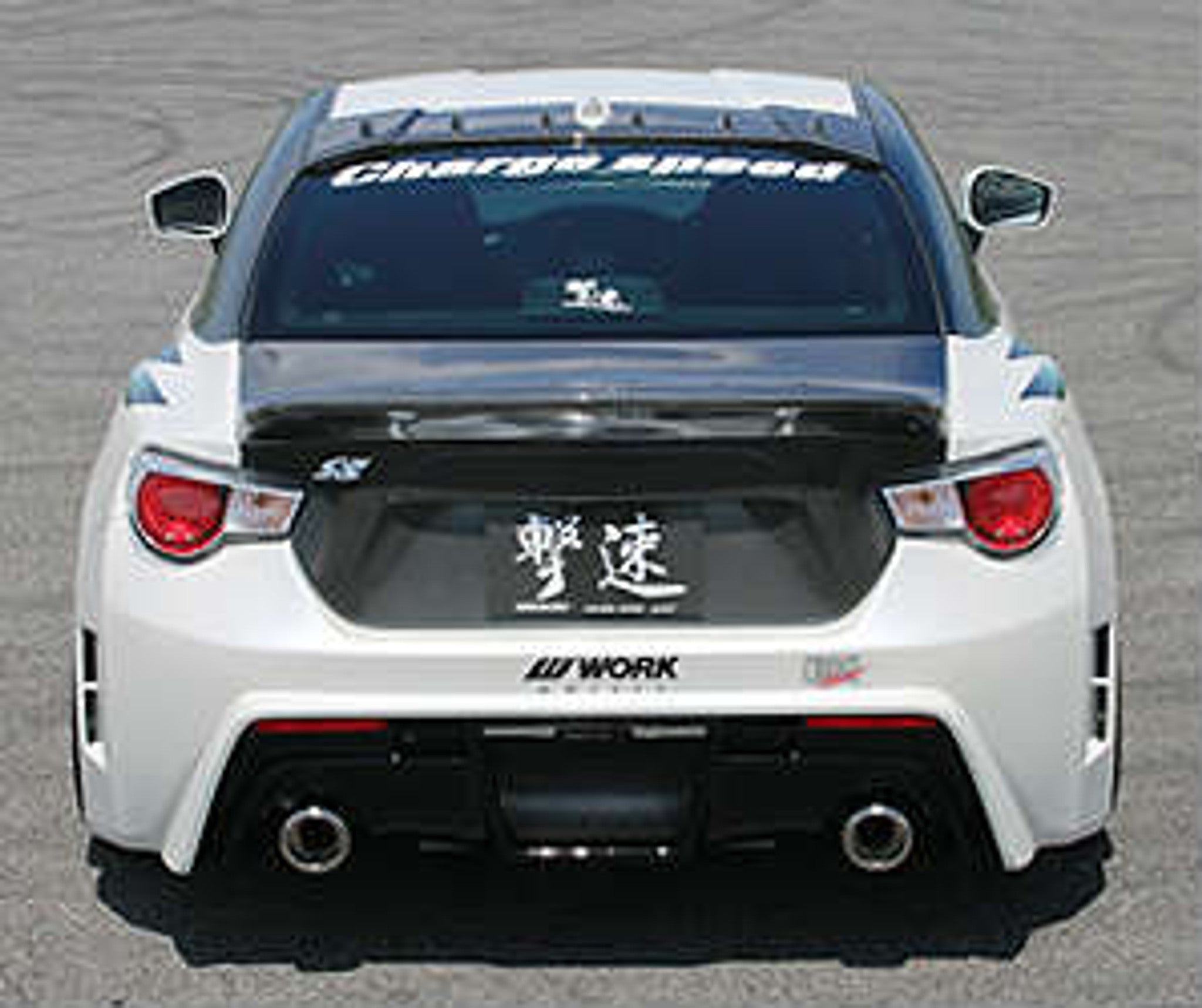 Charge Speed 2013-2016 Scion FR-S FT-86 Type 2 Complete Kit with OEM turn signal on front bumper & LED BACKUP LAMP and REAR REFLECTOR on Rear Bumper