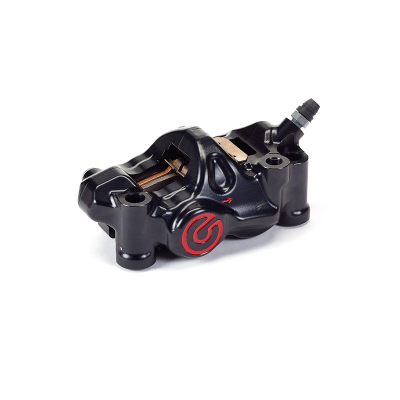 Brembo P.484 Cafe Racer right brake caliper for motorcycle, OE Brembo Powersports brake caliper with detailed mounting features.
