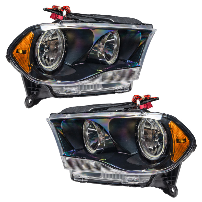 Oracle 11-13 Dodge Durango SMD HL Halogen - Black - ColorSHIFT w/o Controller