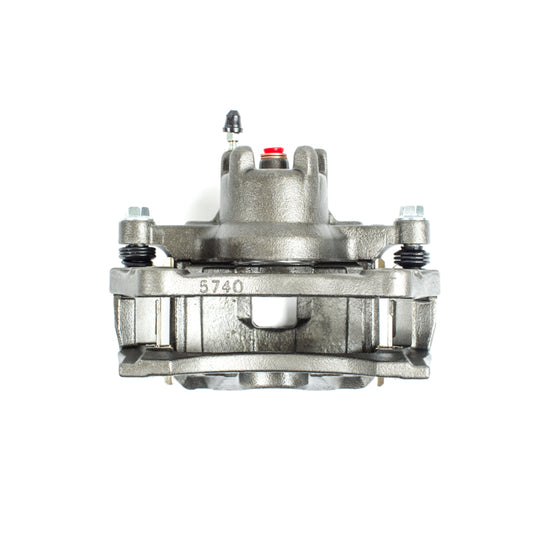 PowerStop front left OE brake caliper with bracket for Dodge Caliber 2007-2012, showing the caliper assembly.