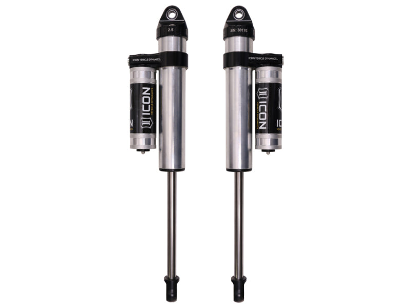 Pair of ICON 2015+ Chevrolet Colorado 0-2 inch rear 2.5 series shocks and struts for improved suspension performance.