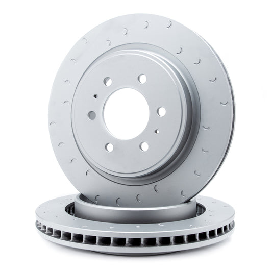 Alcon Ford Raptor 360X32 rear brake rotor, right-hand OE style, with detailed vented design and mounting holes.