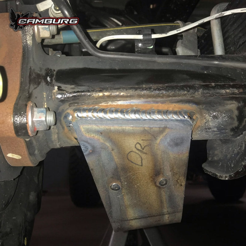 Camburg Toyota Tundra 07-21 rear shock mount kit with adjustable camber plates for 2WD and 4WD models.
