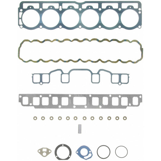 Fel-Pro Jeep Wrangler HS 8169 PT-4 PermaTorque engine cylinder head gasket set, showing gaskets and sealing components.