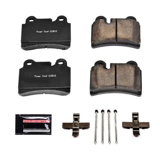 PowerStop Z23 Evolution rear brake pads for 2006-2007 Volkswagen Touareg, performance brake pads with hardware included.