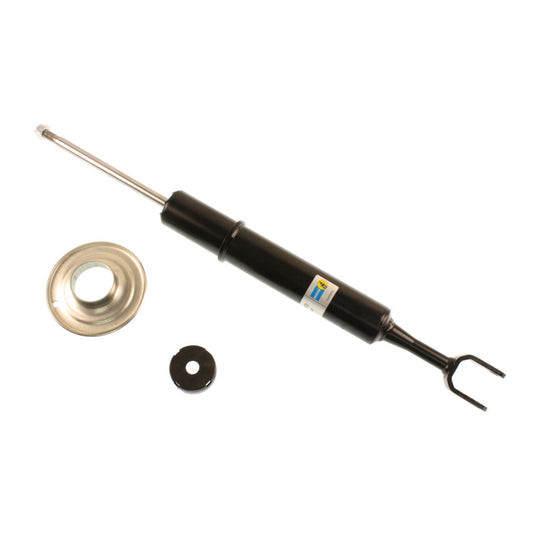 Bilstein B4 front twin-tube shock absorber for 2008 Audi A4 Quattro, showing the metal shock body and mounting points.
