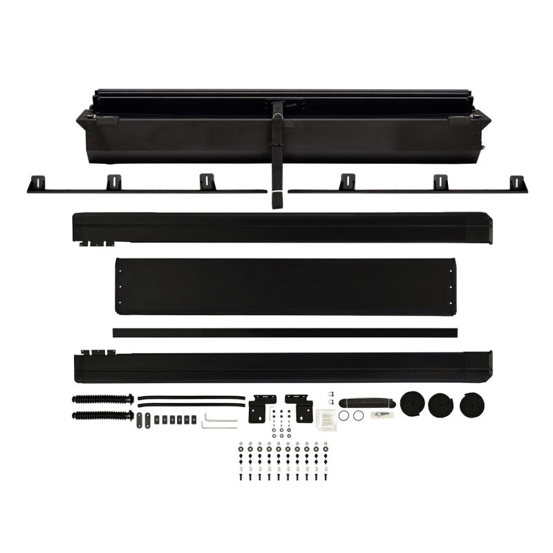 Westin roll-up black tonneau cover for Silverado/Sierra 1500 5ft 8in bed, manual retractable truck bed cover