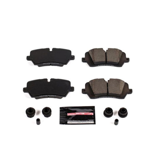 PowerStop Z23 Evolution Sport rear brake pads for Land Rover Discovery 2017-2019 with hardware, high-performance brake replacement