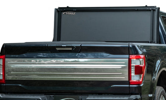 Access 2023+ Chevy/GMC Colorado Canyon 5ft bed roll-up hard folding cover in carbon fiber with LOMAX Stance design.