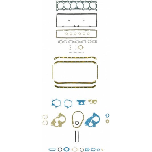 Fel-Pro FS 7276 B-2 engine gasket set with multiple gaskets and seals for automotive engine repair.