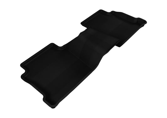Black 3D MAXpider Mazda6 Kagu 2nd row rubber floor mats designed for 2014-2019 Mazda6 vehicles, featuring custom fit and durable material.
