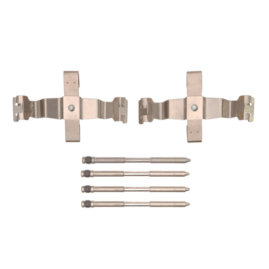 DFC brake hardware kit for Acura Integra 17-25 front premium replacement parts, including clips and springs for brake assembly.
