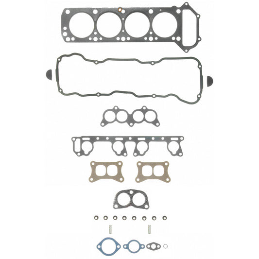 Fel-Pro Nissan engine cylinder head gasket set, model 720 HS 8769 B-4, showing the gasket components on a clean surface.