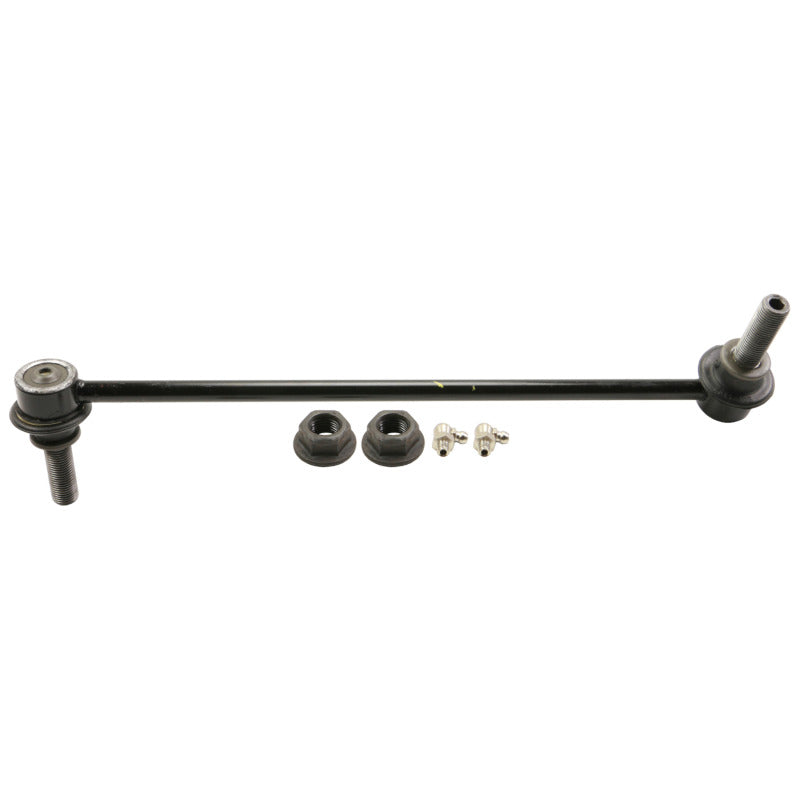 Moog Ford Police Interceptor Utility front left sway bar endlink, stabilizer bar link kit, for 2013-2019 models.